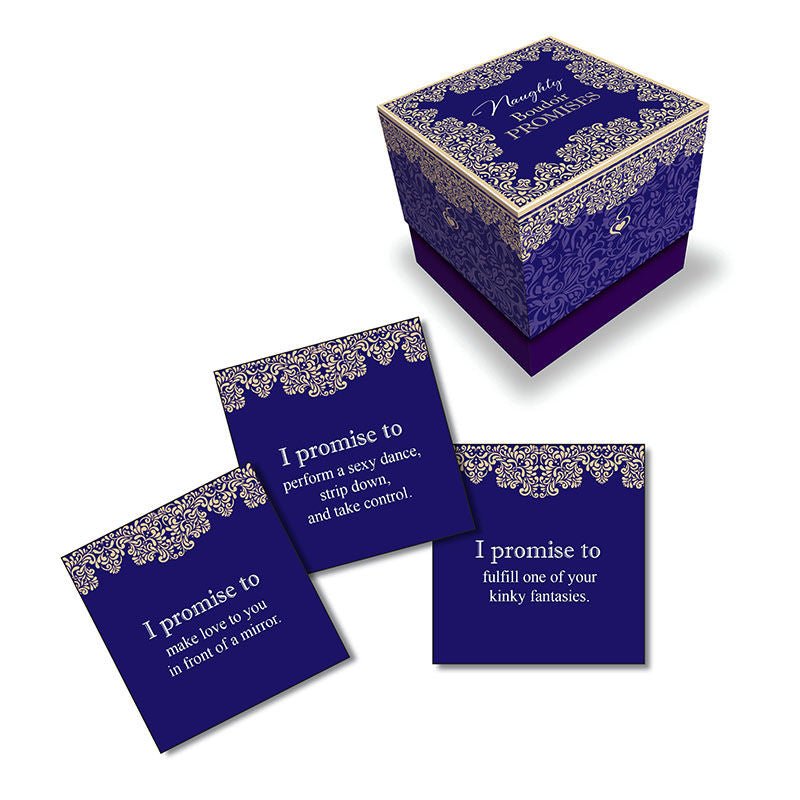 Behind closed doors - naughty boudoir promises - erotic cards - Product front view  | Flirtybay.com.au